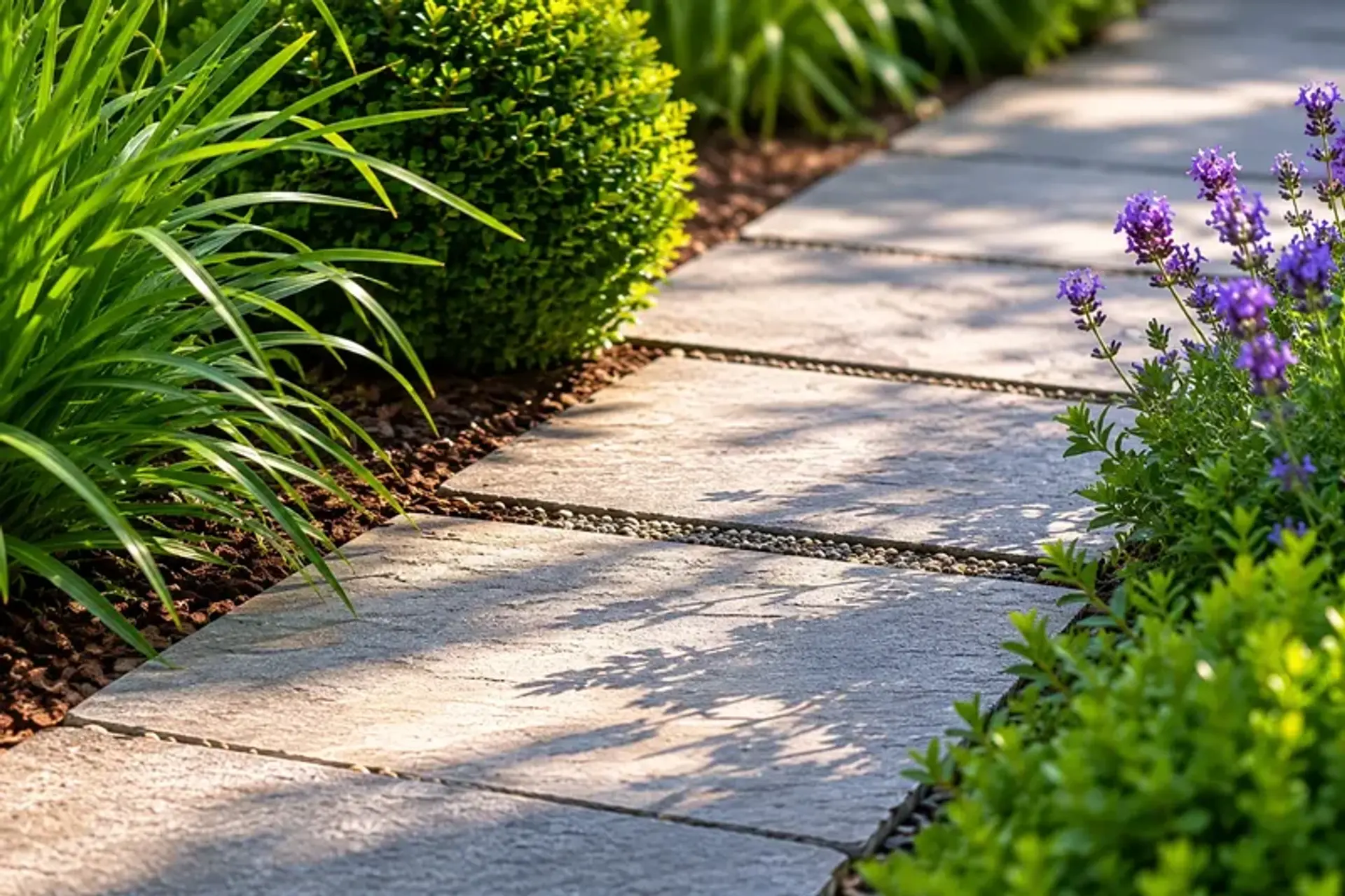Pavimentació i camins de jardí amb pedra natural a Sant Cugat del Vallès